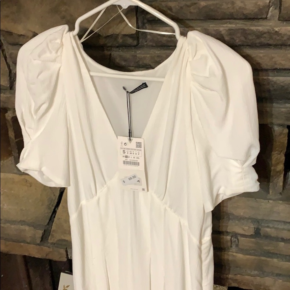 Zara white dress